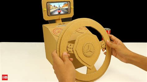 How To Make Gaming Steering Wheel From Cardboard Steering Wheel