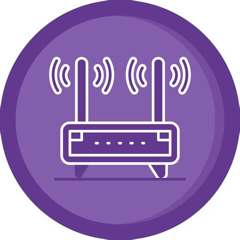 router solid purple circle icon  vector art  vecteezy
