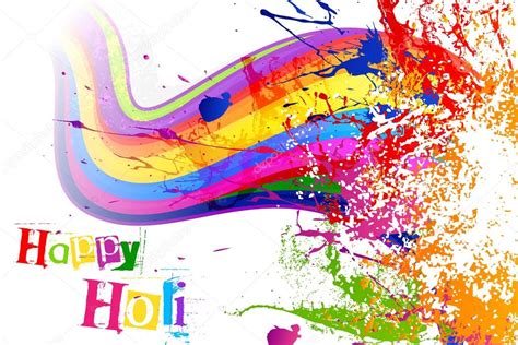 Holi Festival Background Design — Stock Vector © stockshoppe #21939935