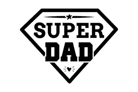 Premium Vector Super Dad