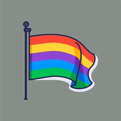 Premium Vector Illustration Pride Lgbt Flag Icon 3