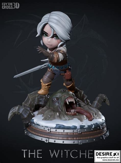 Desire Fx D Models Ciri Chibi D Print Model