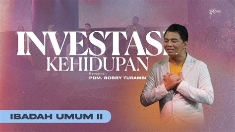 GMS Kendari Ibadah Umum 2 30 Oktober 2022 Pdm Bobby Turambi