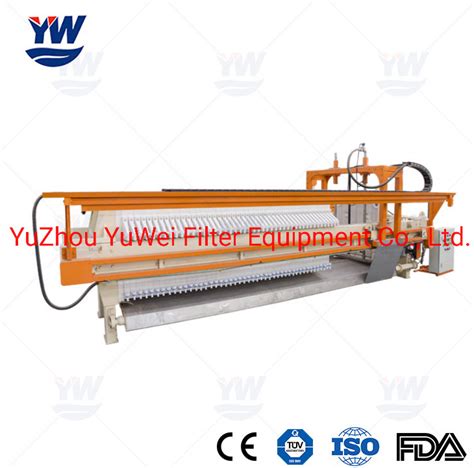 Yuwei Automatic Filter Press Plate Shfting High Pressure Mpa