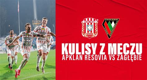 Kulisy z meczu Apklan Resovia Zagłębie Sosnowiec CWKS RESOVIA