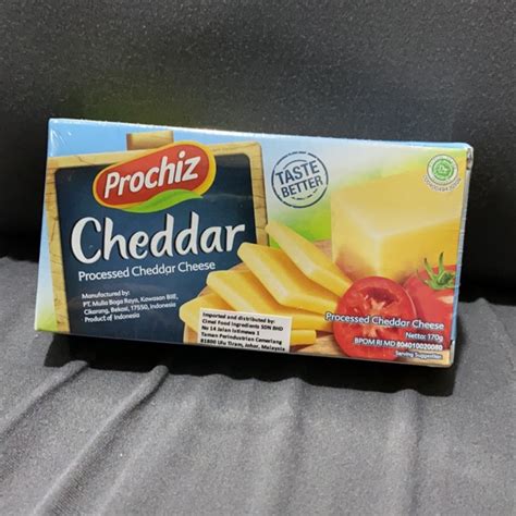 Prochiz Cheddar Processed Cheddar Cheese G Shopee Malaysia