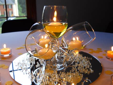 50 And Fabulous Surprise Party Decor Party Centerpieces Glass