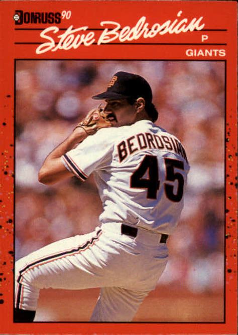 Donruss Steve Bedrosian Nm Ebay