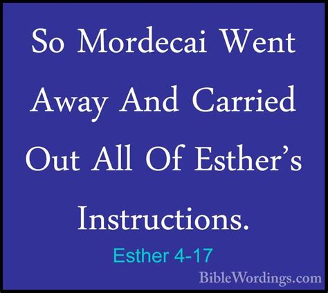 Esther 4 - Holy Bible English - BibleWordings.com