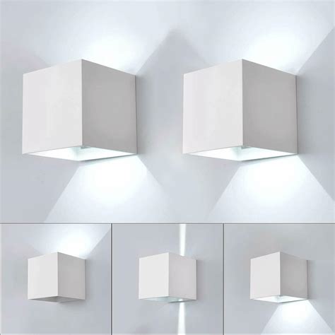 Applique Led Cubo Watt Impermeabile Da Interno Ed Esterno Lampada Da