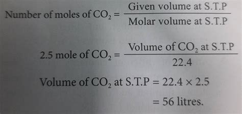 Calculate The Volume Occupied By Mole Of Co At S T