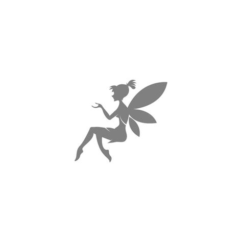 Fairy Logo Icon Design Illustration 12814530 Vector Art At Vecteezy