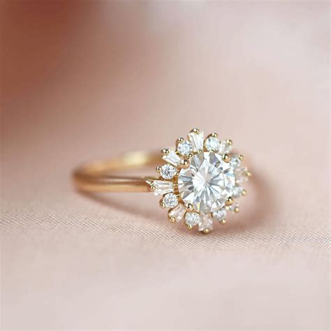moissanite wedding band rings 13