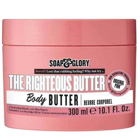 Original Pink The Righteous Butter Moisturising Body Butter | Bath & Body Care | Soap & Glory