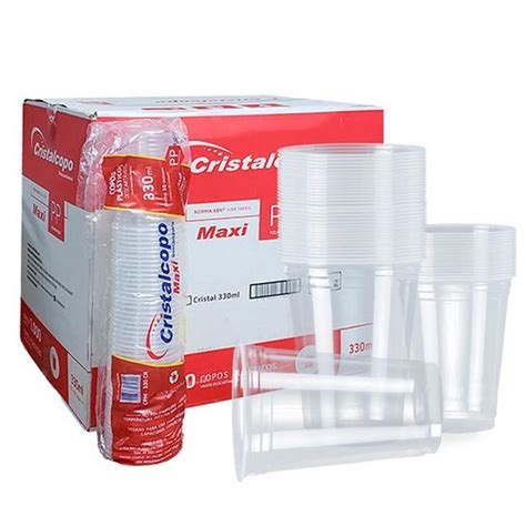 Copo Liso Resistente Pp Ml Bebidas Chopp Drinks Un