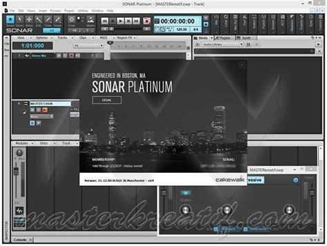 Cakewalk SONAR Platinum 21.12.0 Full Keygen | MASTERkreatif | Digital audio workstation, Cake ...