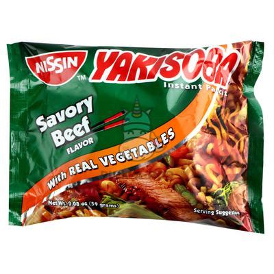 Nissin Yakisoba Instant Pancit In Savory Beef Flavor Pick A Roo