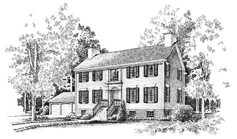 Colonial Revival House Plan | 3457 Sq Ft | 3 Bedrooms