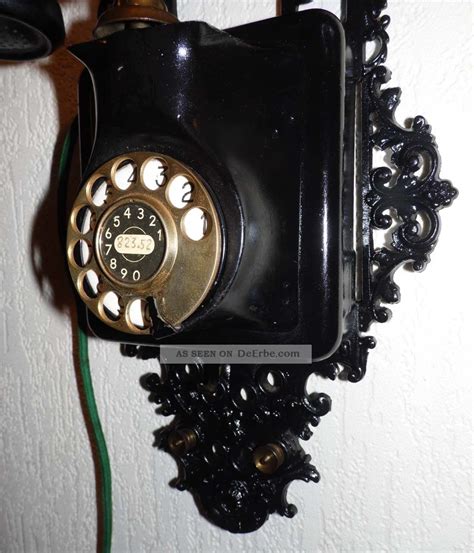 Antikes Wandtelefon Telefon Gusseisen Metalltelefon Antique Wall