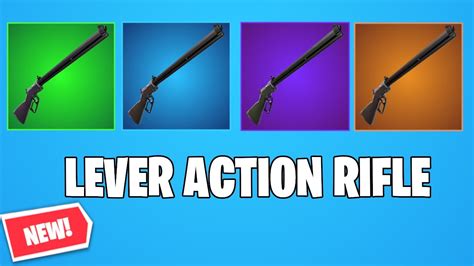 New Lever Action Rifle Gameplay In Fortnite New Update Showcase Youtube