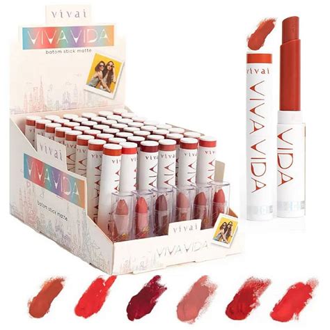 Vivai Batom Stick Matte Viva La Vida 3076 Box C 48 Distribuidora