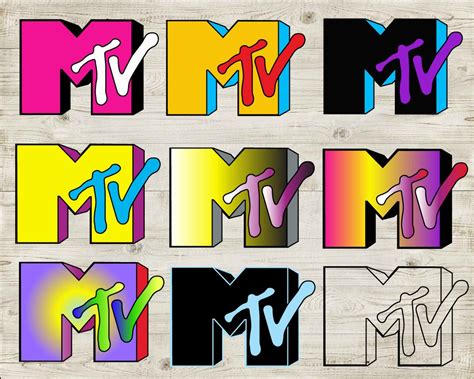 MTV Bundle Svg Mtv Logo Svg Cricut Files Digital Vector Etsy