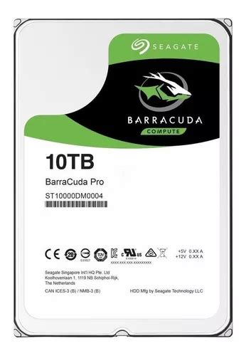 Disco Duro Interno Seagate Barracuda Pro St10000dm0004 10tb