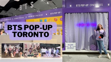 Bts Pop Up Space Of Bts In Toronto Vlog Youtube