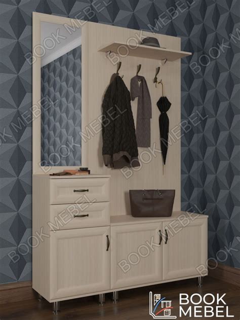 Небольшая прихожая "Венеция-7" на заказ от фабрики BOOKMEBEL