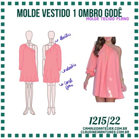 Molde Vestido Ombro Gode Camaleoa Atelier De Costura