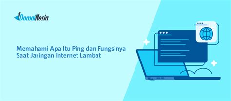 memahami   ping  fungsinya  jaringan internet lambat