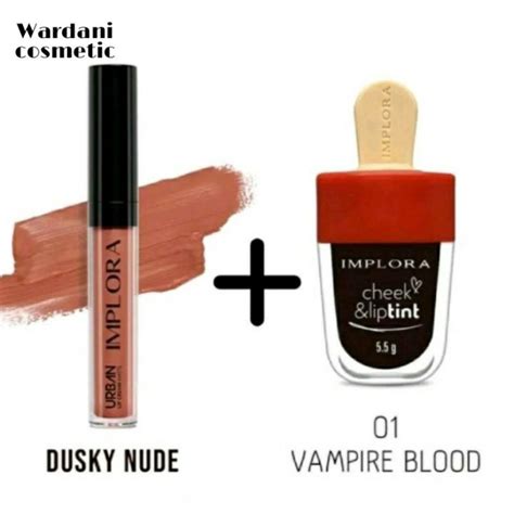 Jual Set Ombre Implora Urban Lipcream Matte Dusky Nude Liptint