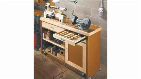 Mini-Lathe Stand Woodworking Project Woodsmith Plans ...