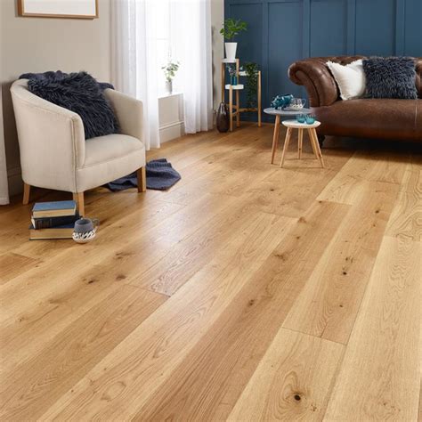 Oxford Engineered Real Wood Oak Natural Brushed Lacquered