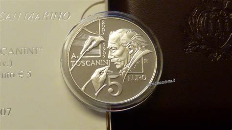 San Marino Euro Commemorativo Anniversario Della Morte Arturo