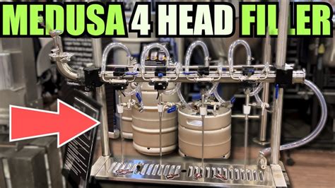 MultiHead Counter Pressure BOTTLE FILLER Medusa Bottle Filler