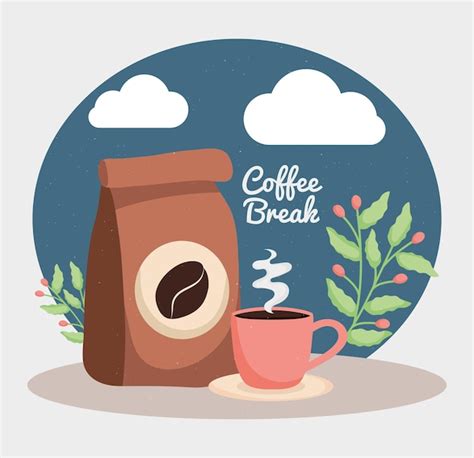 Premium Vector Coffee Break Illustration