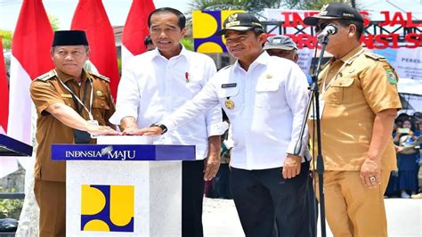 Jokowi Resmikan Proyek 30 Ruas Jalan Daerah Di Sumatera Utara Senilai