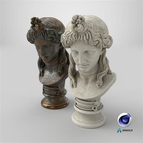 Aphrodite Büste 03 3d Modell 24 Max Ma Fbx Obj C4d Gltf Usdz Blend Upk Unitypackage