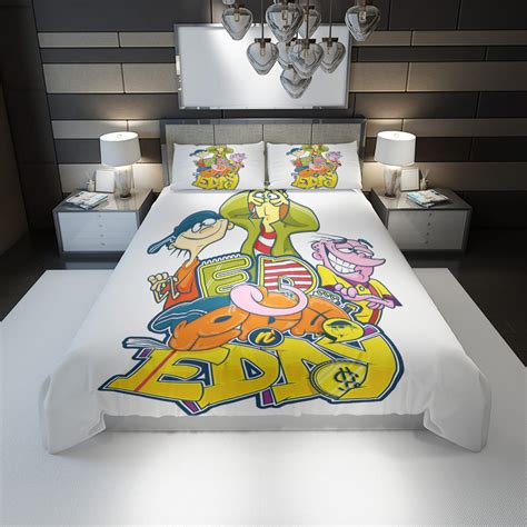 Ed Edd N Eddy The Gravity Poster Bedding Sets Duvet Cover Flatsheet