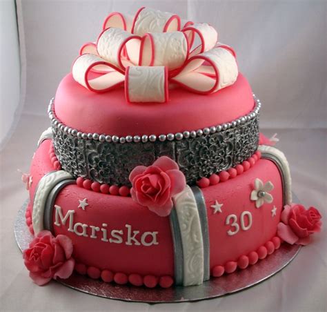 Birthday Cake For 30 Year Old Women Cakes Pinterest