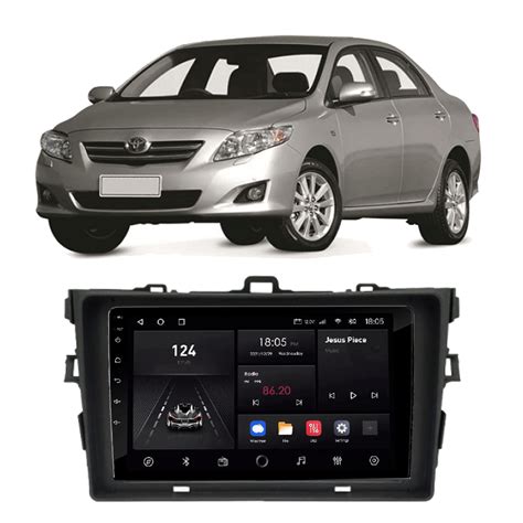 Central Multimidia Android Toyota Corolla 08 13 Tela 9 NAVPRO QUADCORE