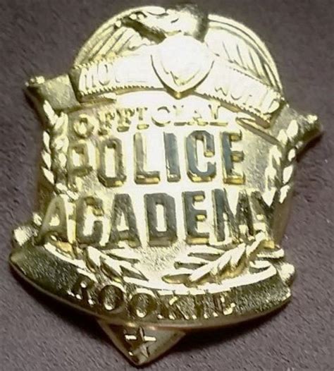 Police Academy | Movie props, Badge, Police academy