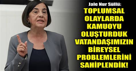 Chp Li Jale Nur S Ll Den Dikkat Eken De Erlendirmeler Haberi