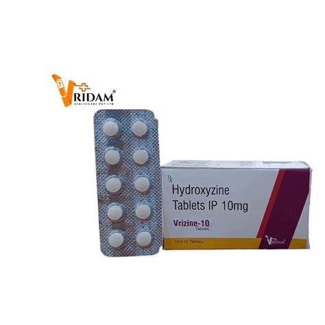 Hydroxyzine 10 Mg Tablet Packaging Type Stripe At Rs 51 Box In Nashik