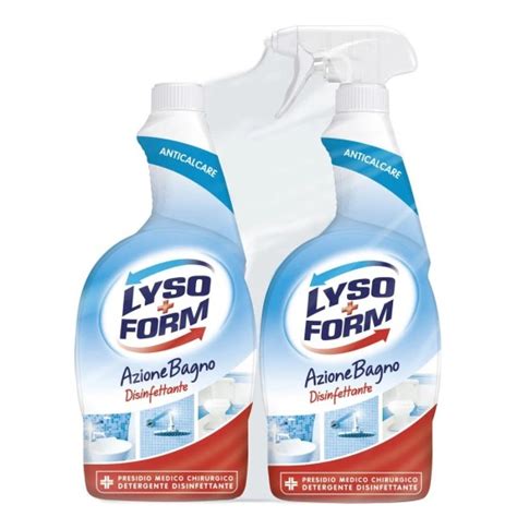 Lysoform Disinfettante Spray Anticalcare Azione Bagno Ml Ml