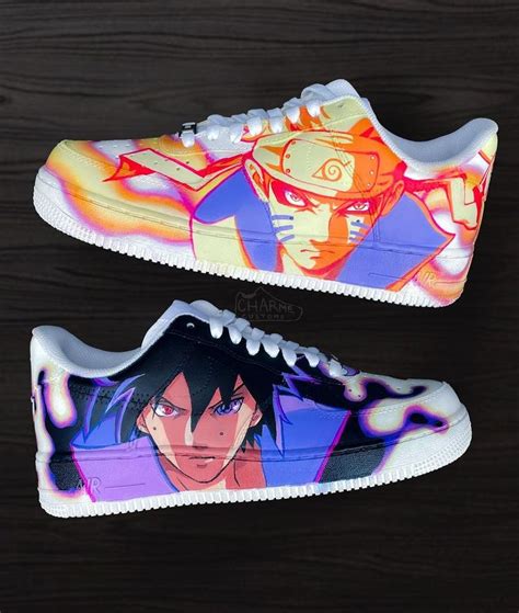 Naruto X Sasuke Air Force 1 Custom Air Force Air Force 1 Custom