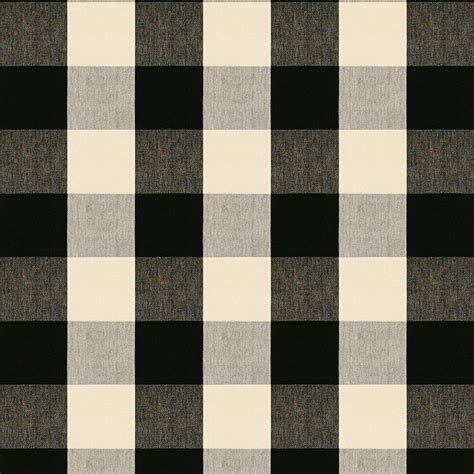 Buffalo Check Black Fabric By The Yard Ballard Designs