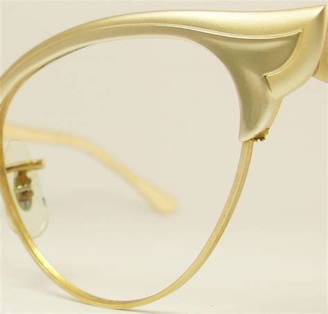 Vintage Eyeglasses Frames Eyewear Sunglasses 50s Vintage Shuron Cat Eye Glasses Sunglasses