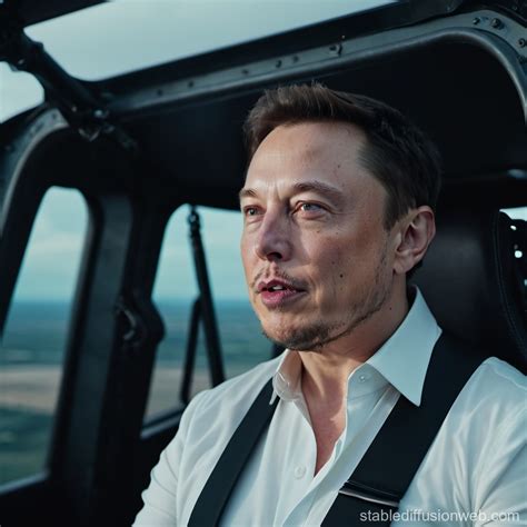 Elon Musks Shocking Helicopter Ride Stable Diffusion Online